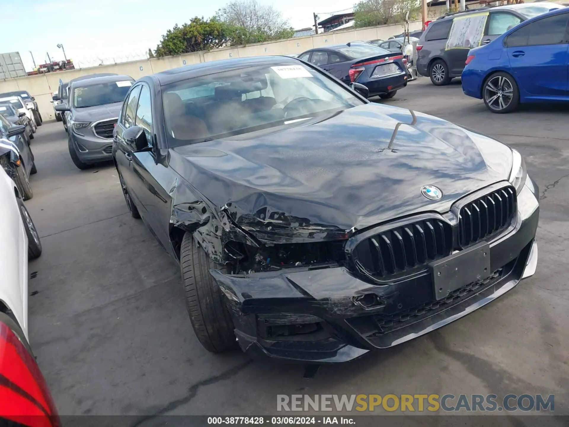 1 fotografías del automóvil dañado WBA53BJ05PCN17484 BMW 540I 2023