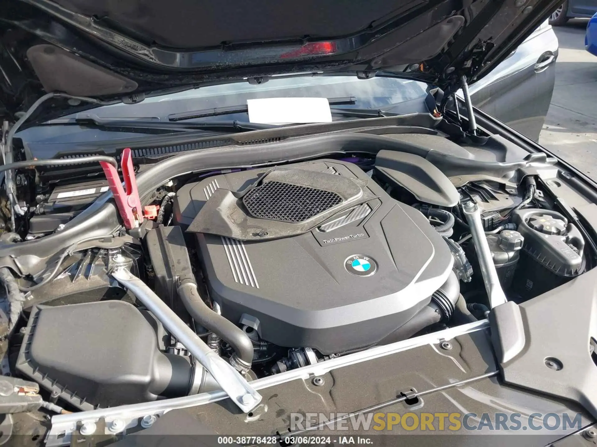 10 fotografías del automóvil dañado WBA53BJ05PCN17484 BMW 540I 2023