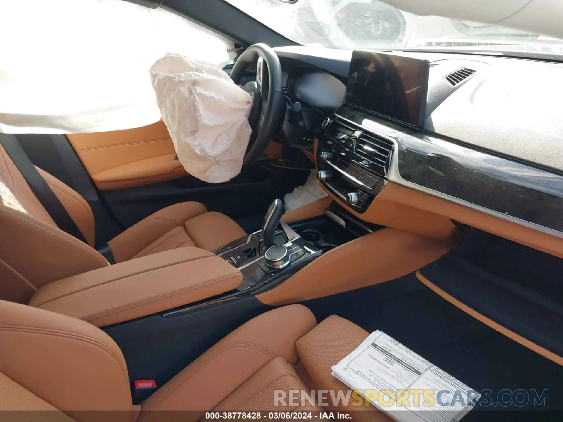 5 fotografías del automóvil dañado WBA53BJ05PCN17484 BMW 540I 2023