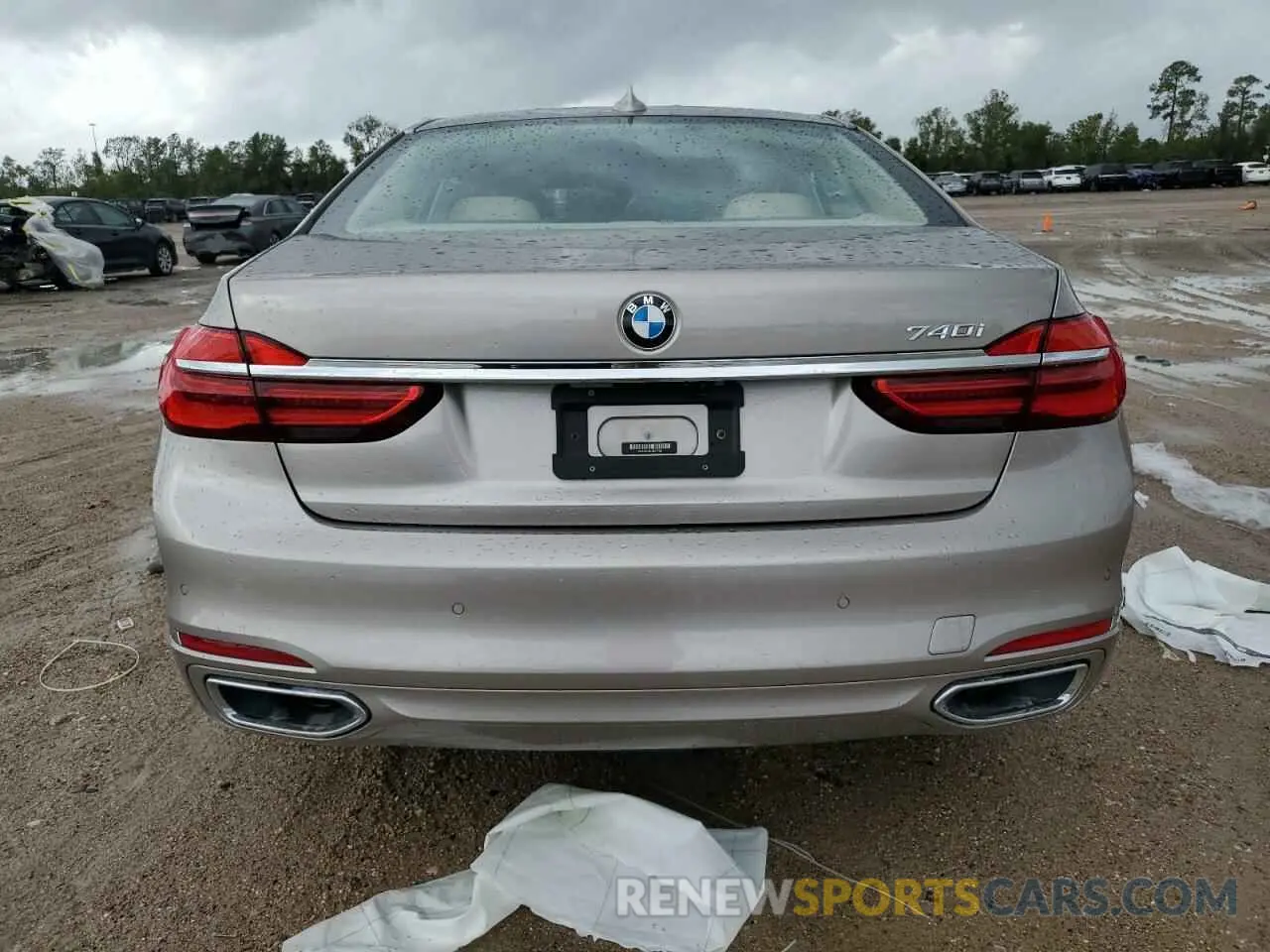 6 fotografías del automóvil dañado WBA7E2C51KB217189 BMW 7 SERIES 2019