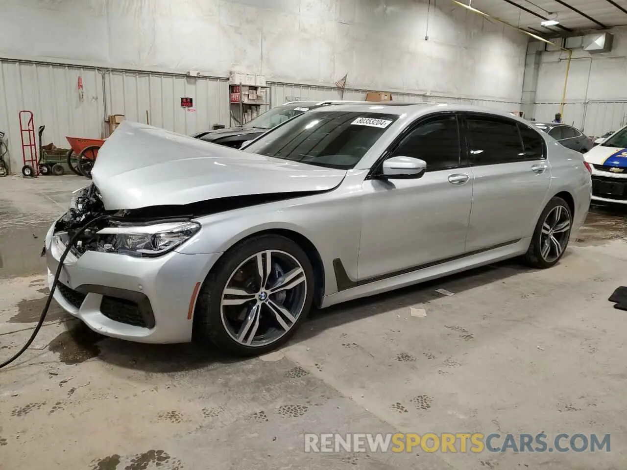 1 fotografías del automóvil dañado WBA7E2C51KB218343 BMW 7 SERIES 2019