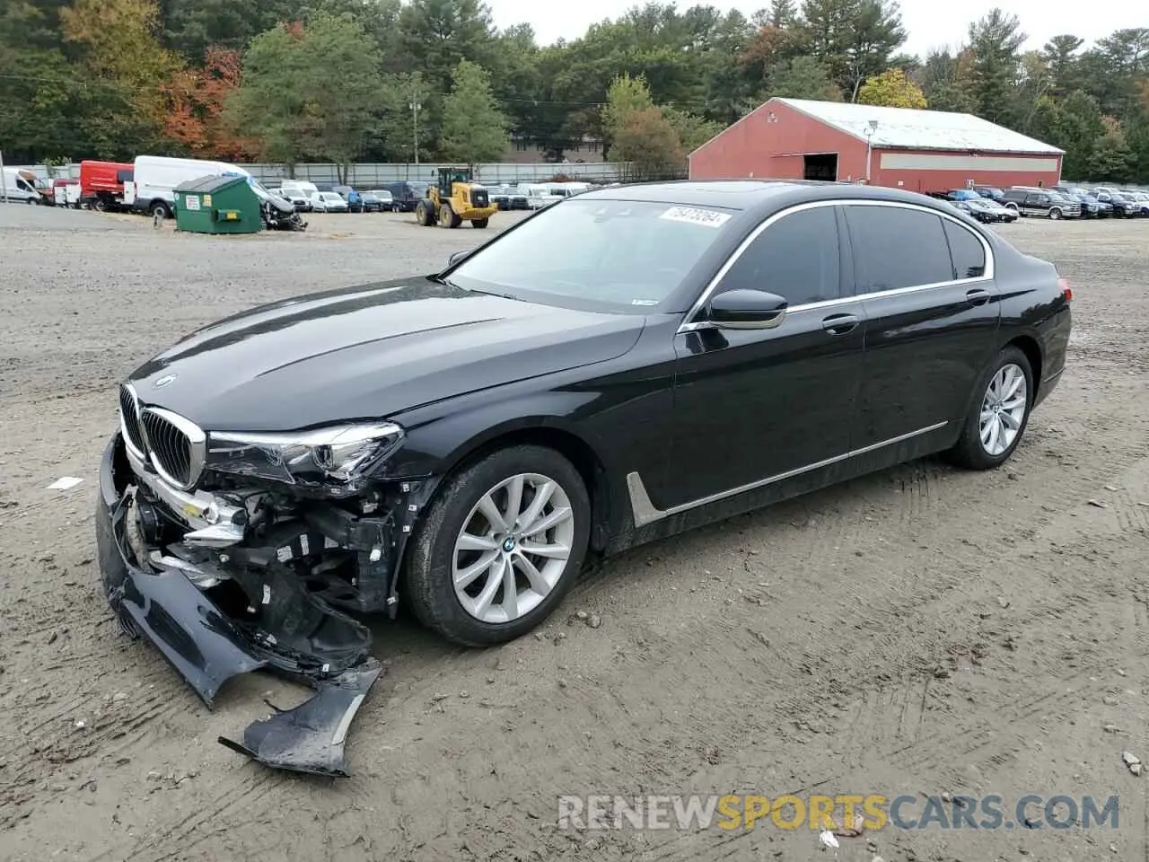 1 fotografías del automóvil dañado WBA7E2C52KB216844 BMW 7 SERIES 2019