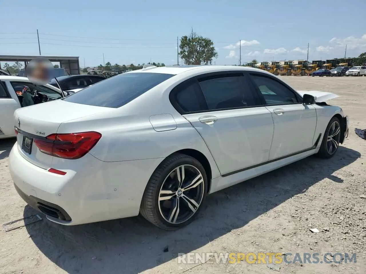 3 fotografías del automóvil dañado WBA7E2C57KB218508 BMW 7 SERIES 2019