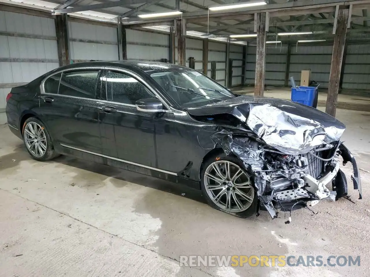4 fotografías del automóvil dañado WBA7E2C57KB454012 BMW 7 SERIES 2019