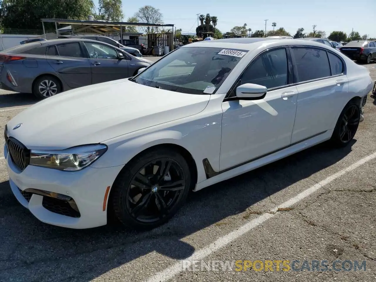 1 fotografías del automóvil dañado WBA7E2C5XKB218468 BMW 7 SERIES 2019