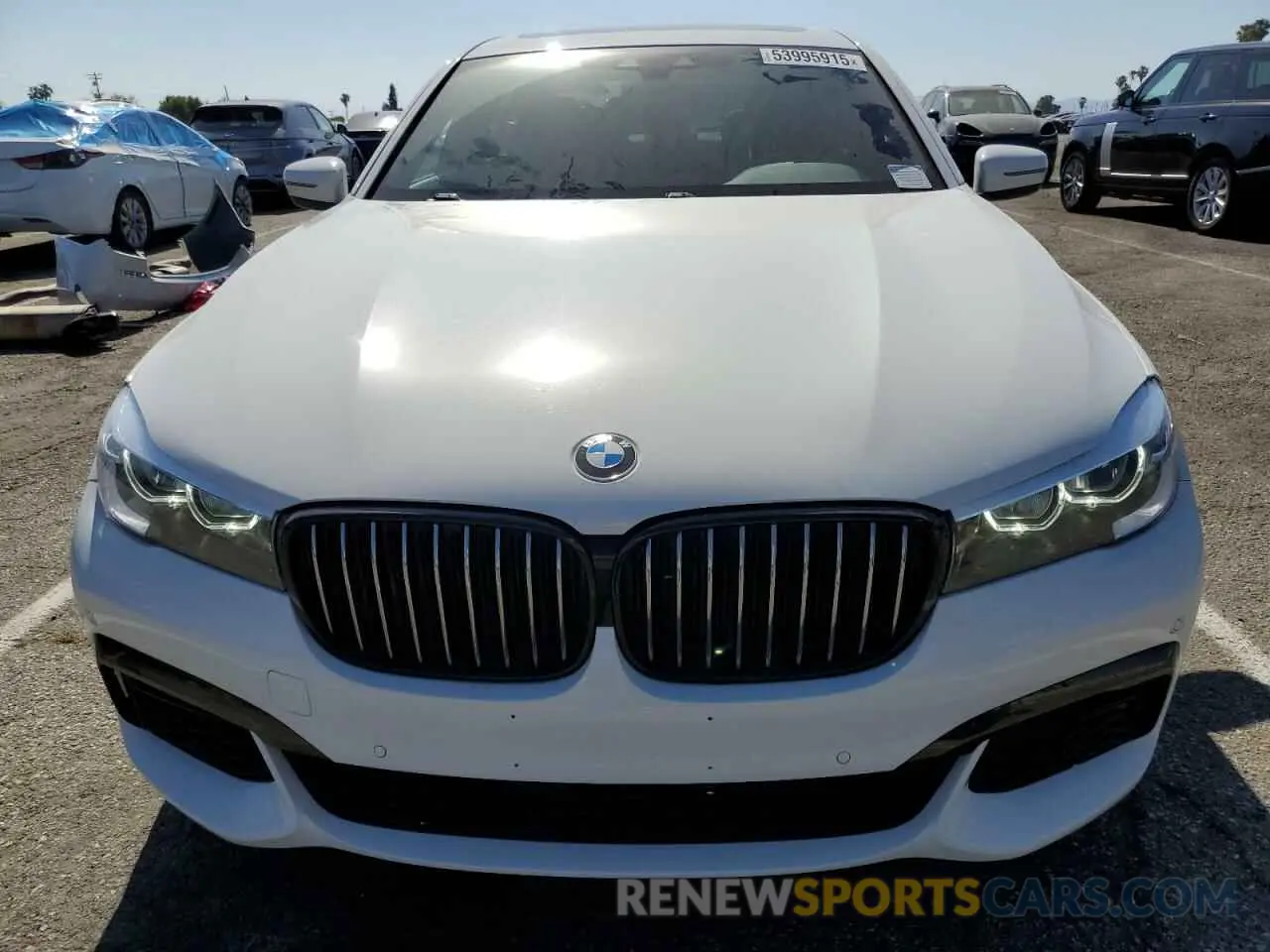 5 fotografías del automóvil dañado WBA7E2C5XKB218468 BMW 7 SERIES 2019