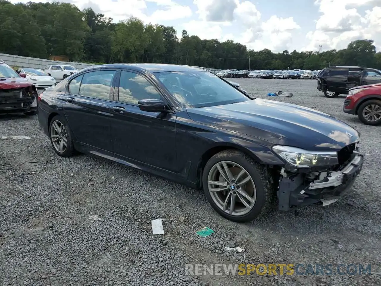 4 fotografías del automóvil dañado WBA7E4C50KGV70120 BMW 7 SERIES 2019