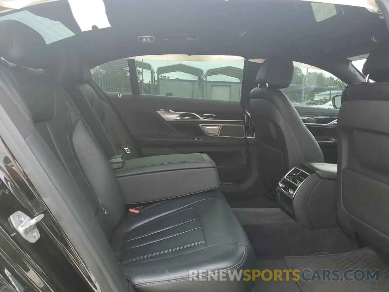 10 fotografías del automóvil dañado WBA7E4C51KGV28443 BMW 7 SERIES 2019