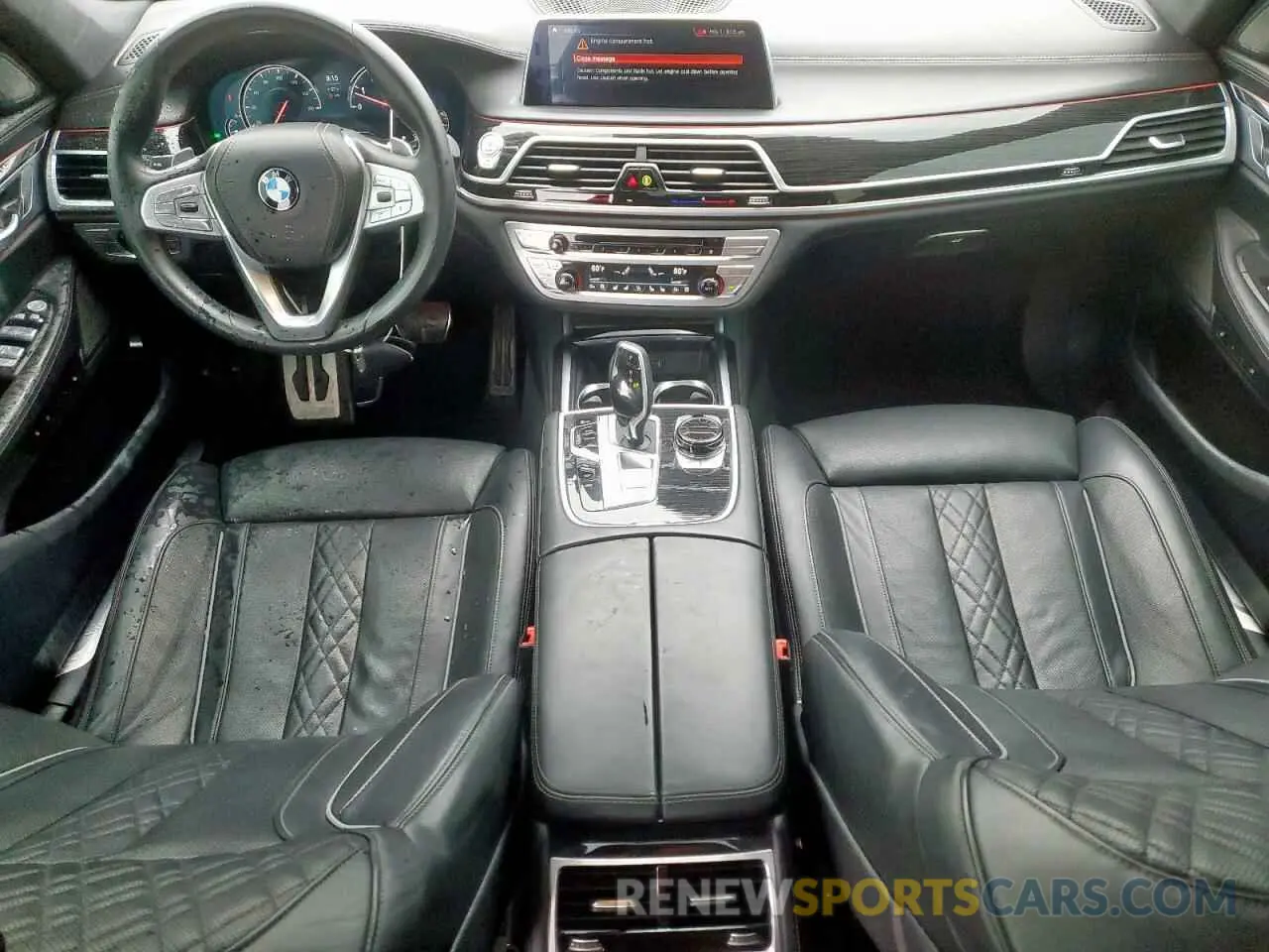 8 fotografías del automóvil dañado WBA7F0C51KGM25321 BMW 7 SERIES 2019