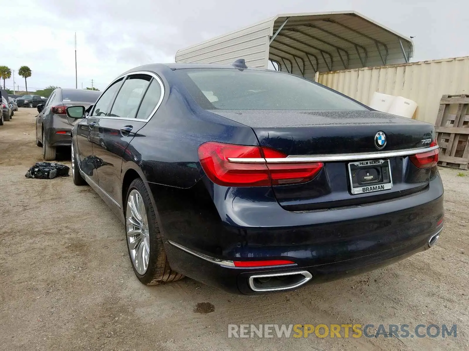 3 fotografías del automóvil dañado WBA7F0C55KGM24690 BMW 7 SERIES 2019