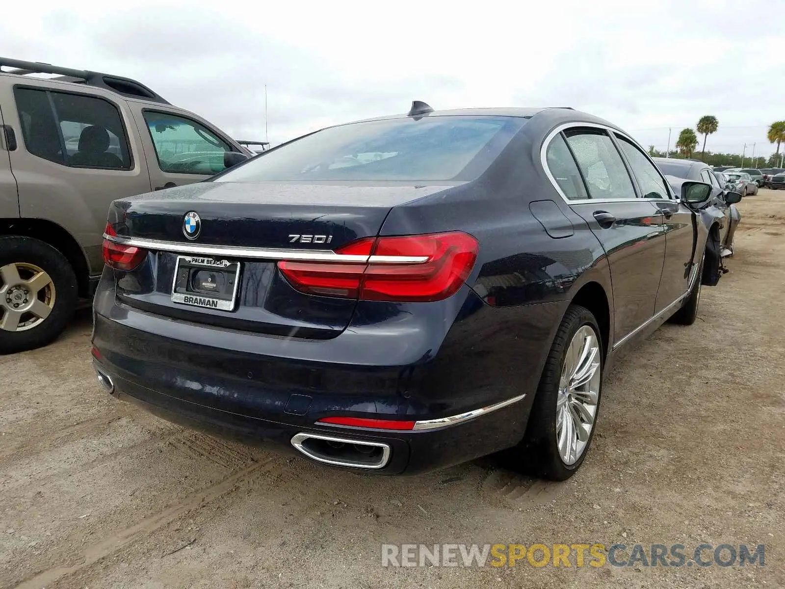 4 fotografías del automóvil dañado WBA7F0C55KGM24690 BMW 7 SERIES 2019