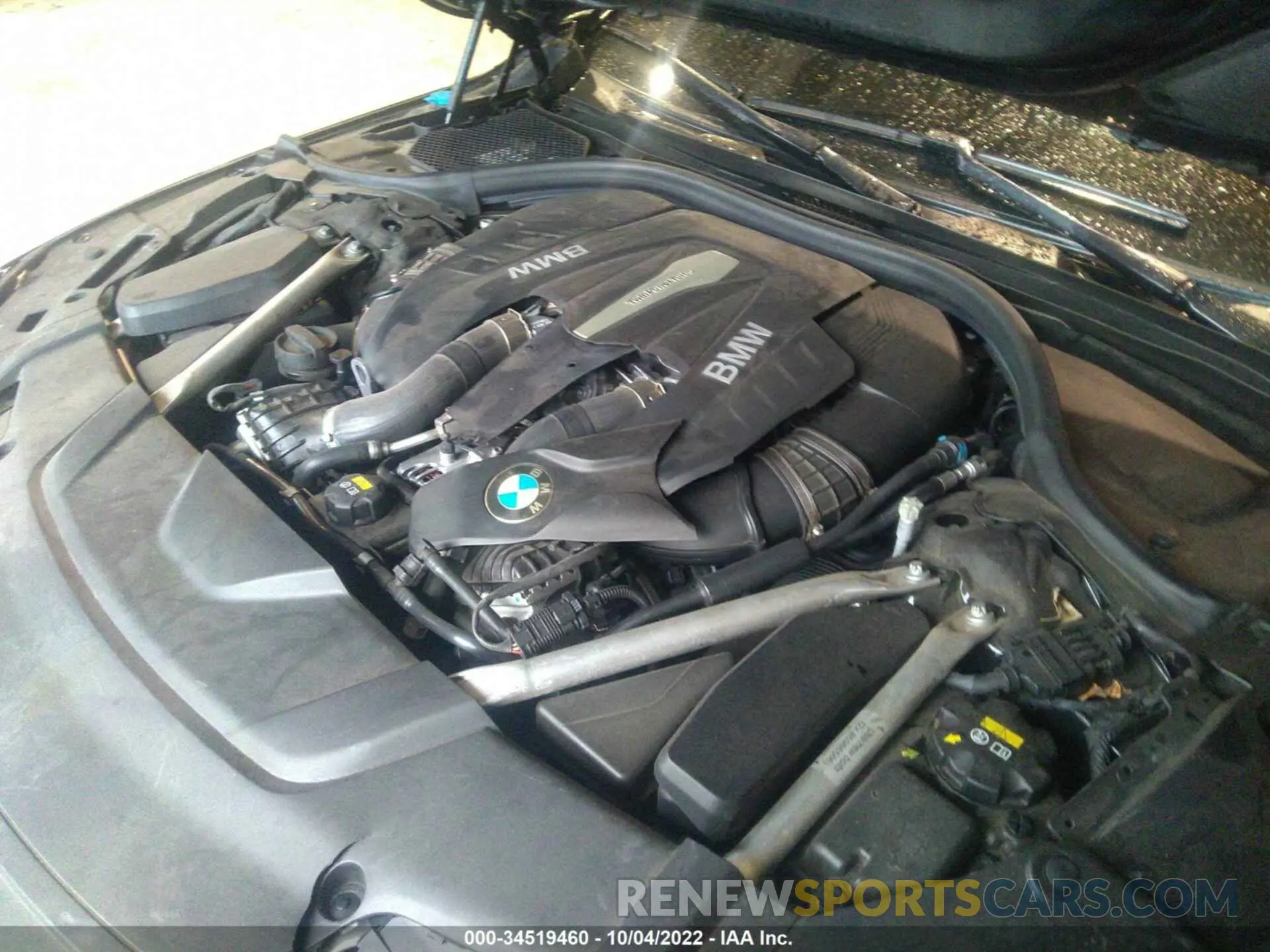 10 fotografías del automóvil dañado WBA7F0C55KGM25225 BMW 7 SERIES 2019