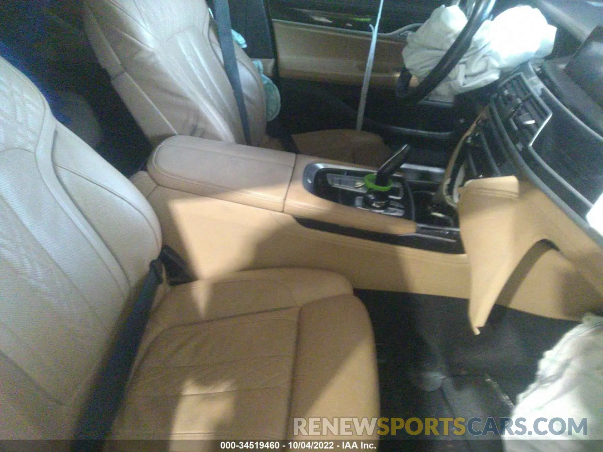 5 fotografías del automóvil dañado WBA7F0C55KGM25225 BMW 7 SERIES 2019