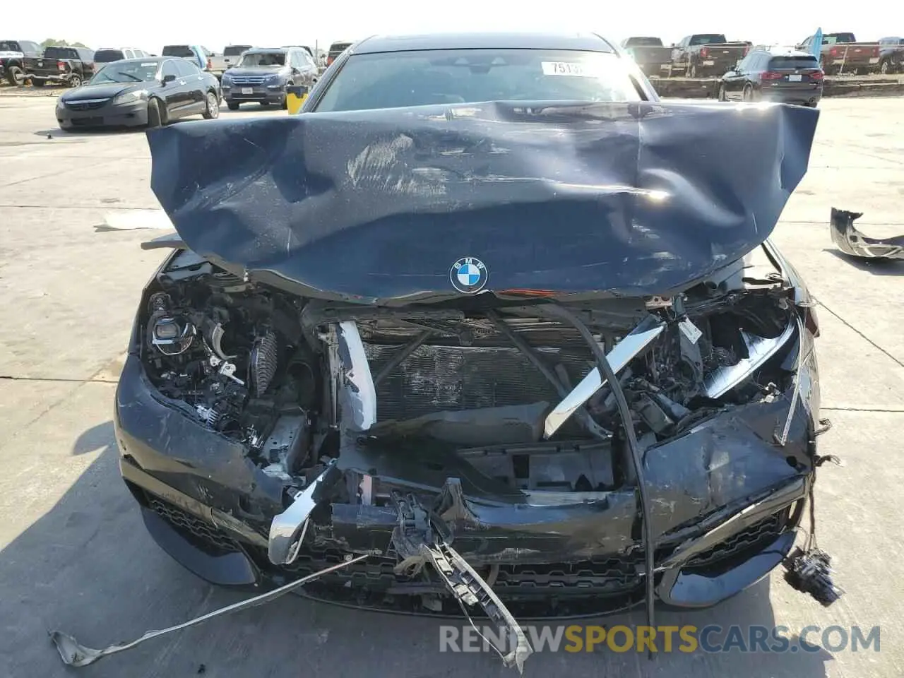 5 fotografías del automóvil dañado WBA7F0C57KGM25548 BMW 7 SERIES 2019