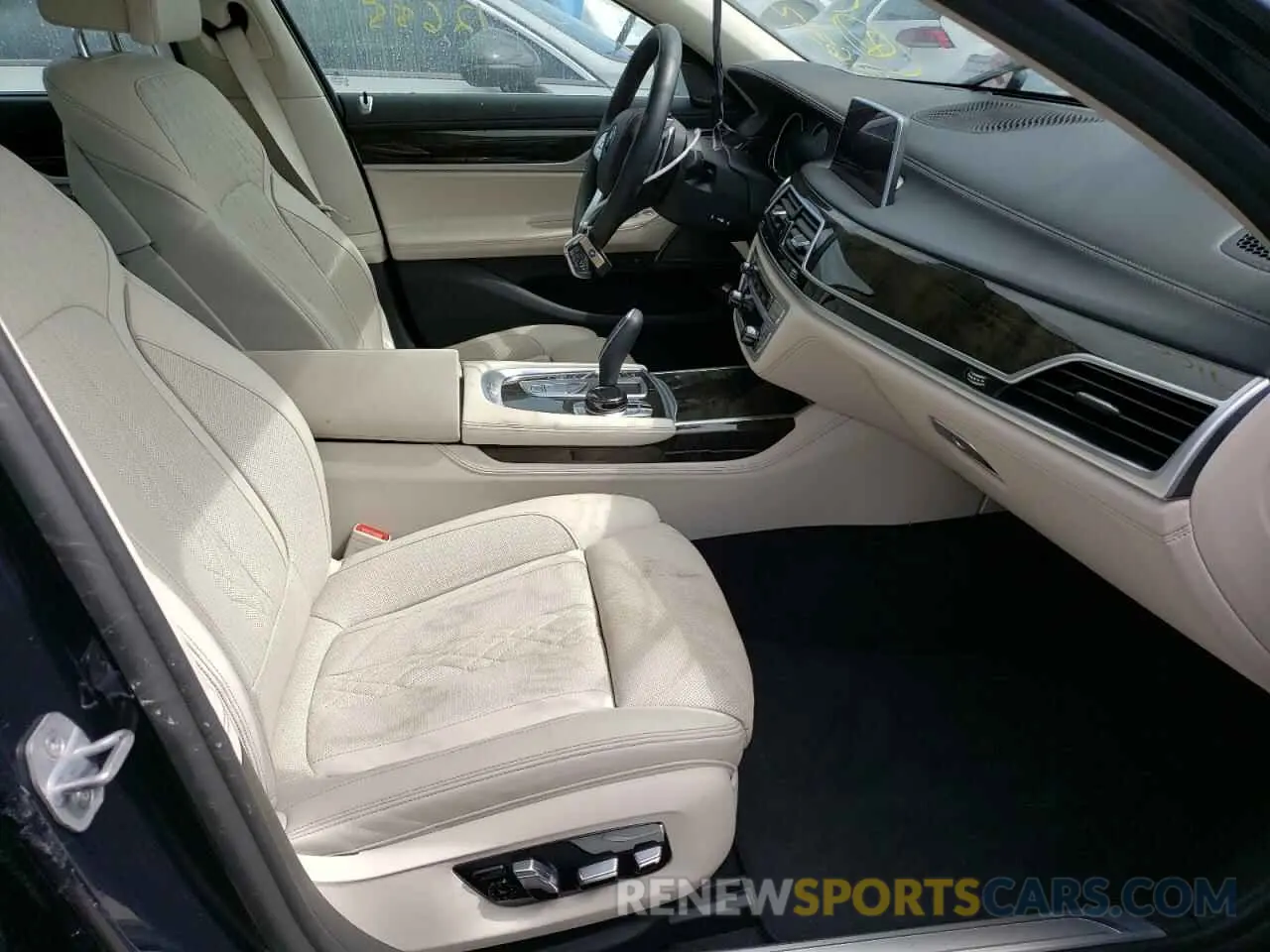 5 fotografías del automóvil dañado WBA7F0C5XKGM25298 BMW 7 SERIES 2019