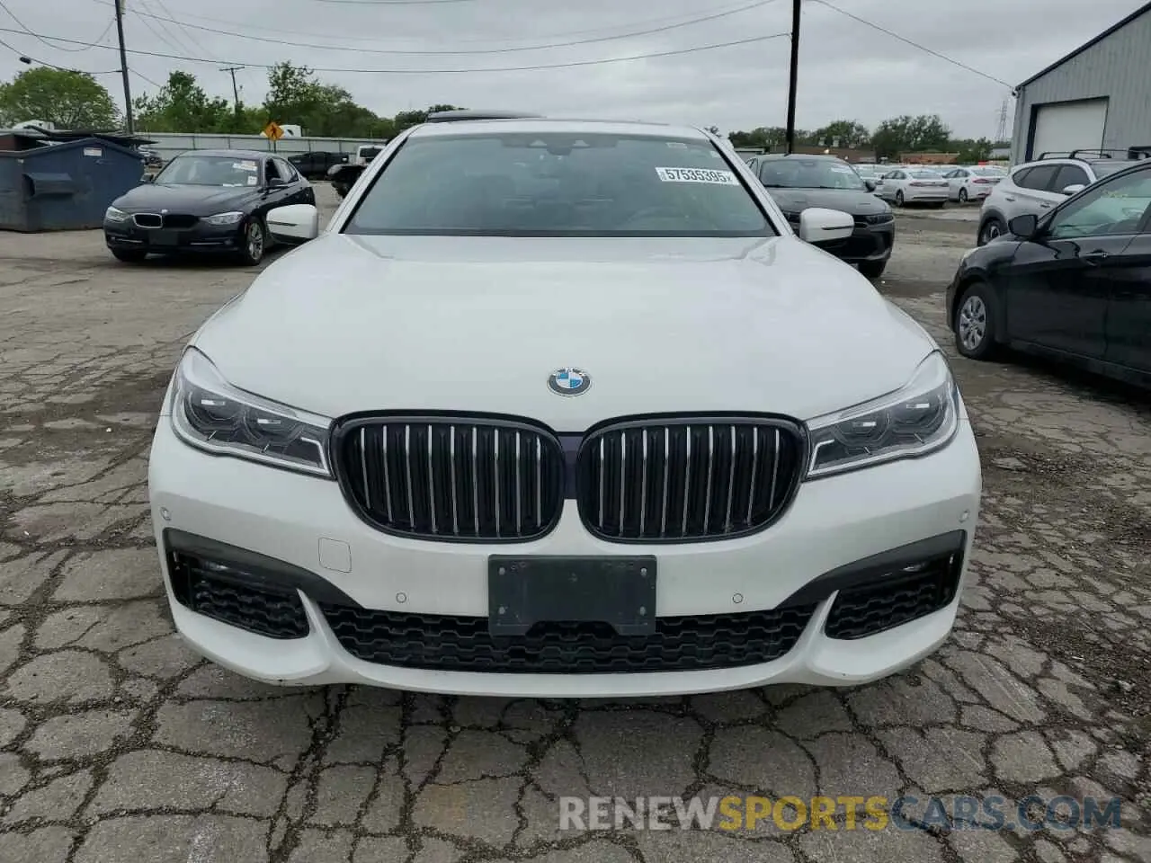 5 fotografías del automóvil dañado WBA7F2C50KB240685 BMW 7 SERIES 2019