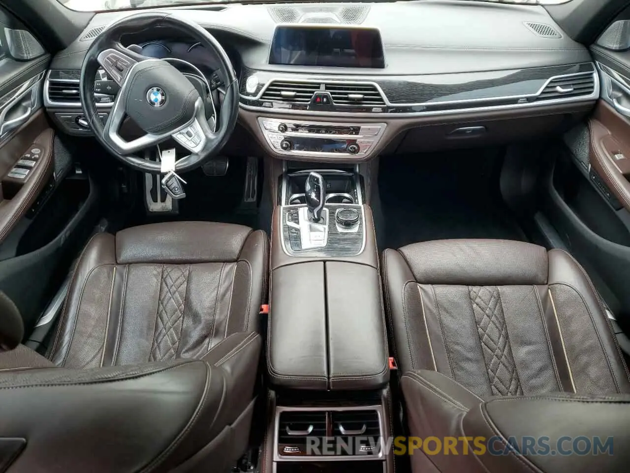 8 fotografías del automóvil dañado WBA7F2C50KB240685 BMW 7 SERIES 2019