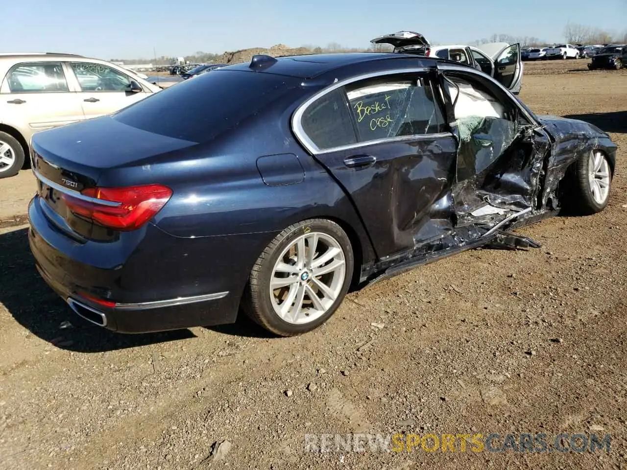 4 fotografías del automóvil dañado WBA7F2C5XKB239205 BMW 7 SERIES 2019