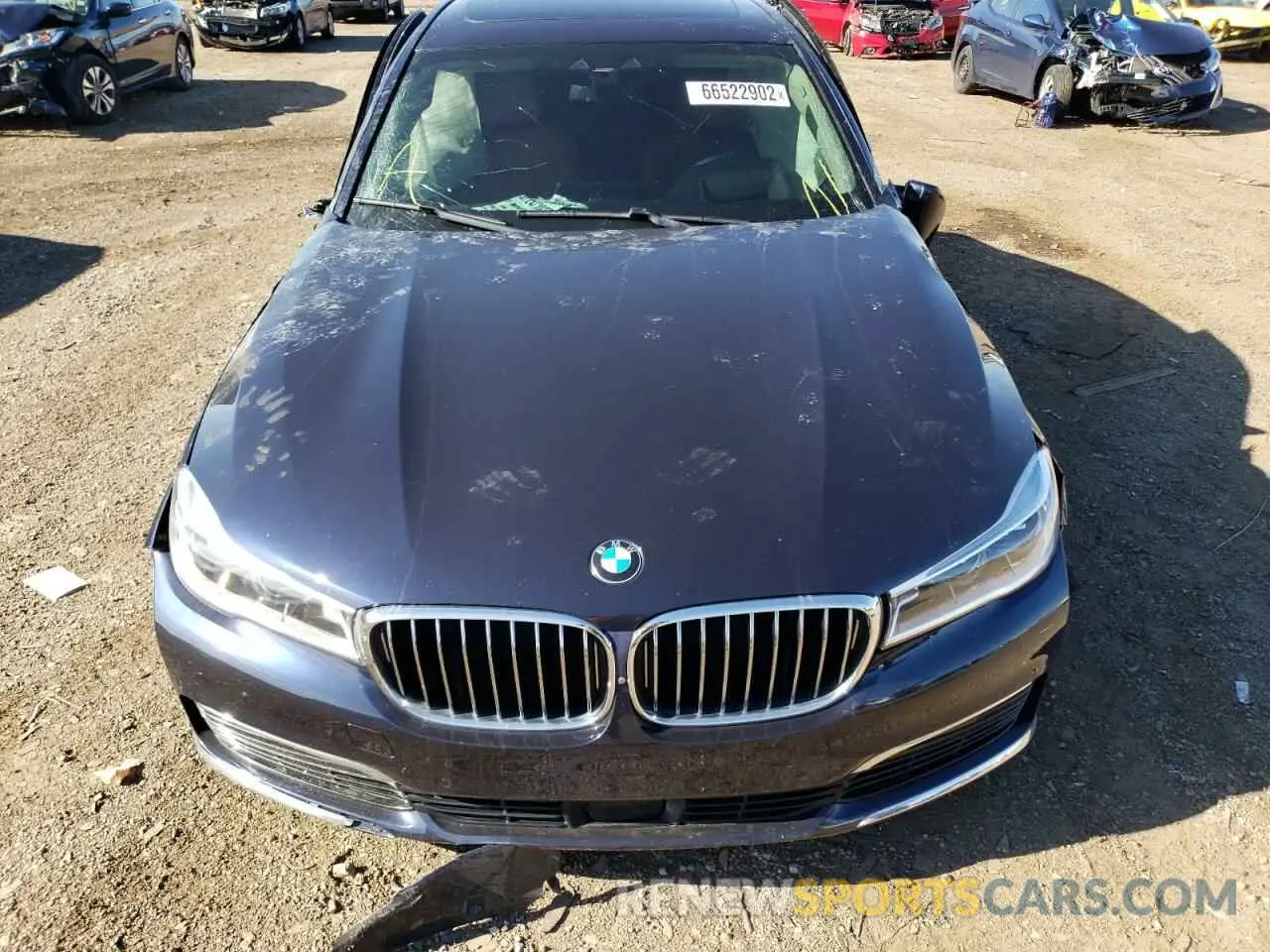 7 fotografías del automóvil dañado WBA7F2C5XKB239205 BMW 7 SERIES 2019
