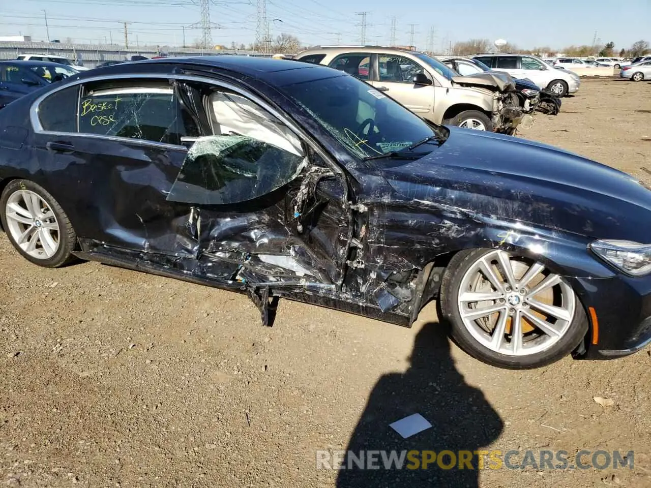 9 fotografías del automóvil dañado WBA7F2C5XKB239205 BMW 7 SERIES 2019