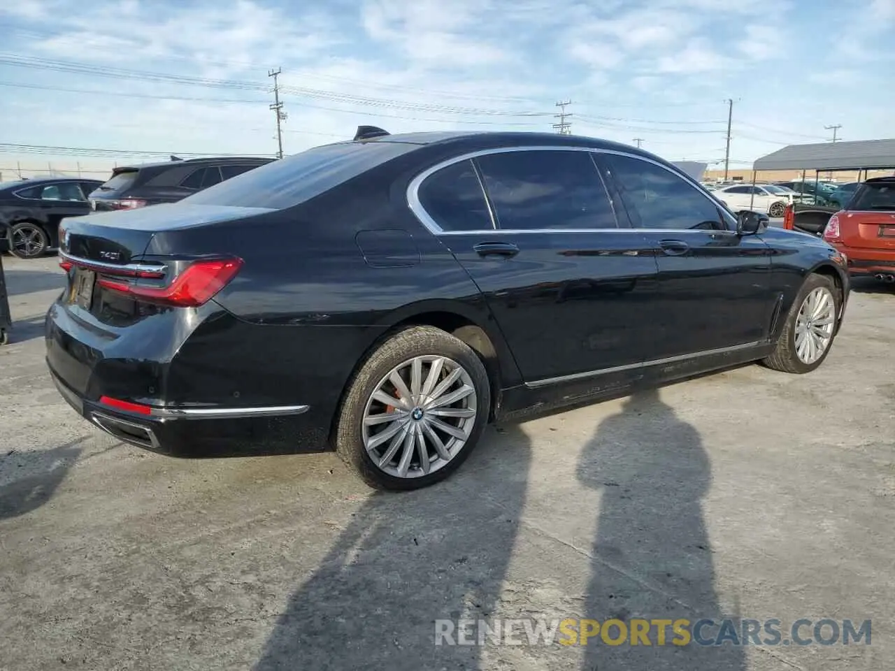 3 fotografías del automóvil dañado WBA7T2C01LGL17386 BMW 7 SERIES 2020