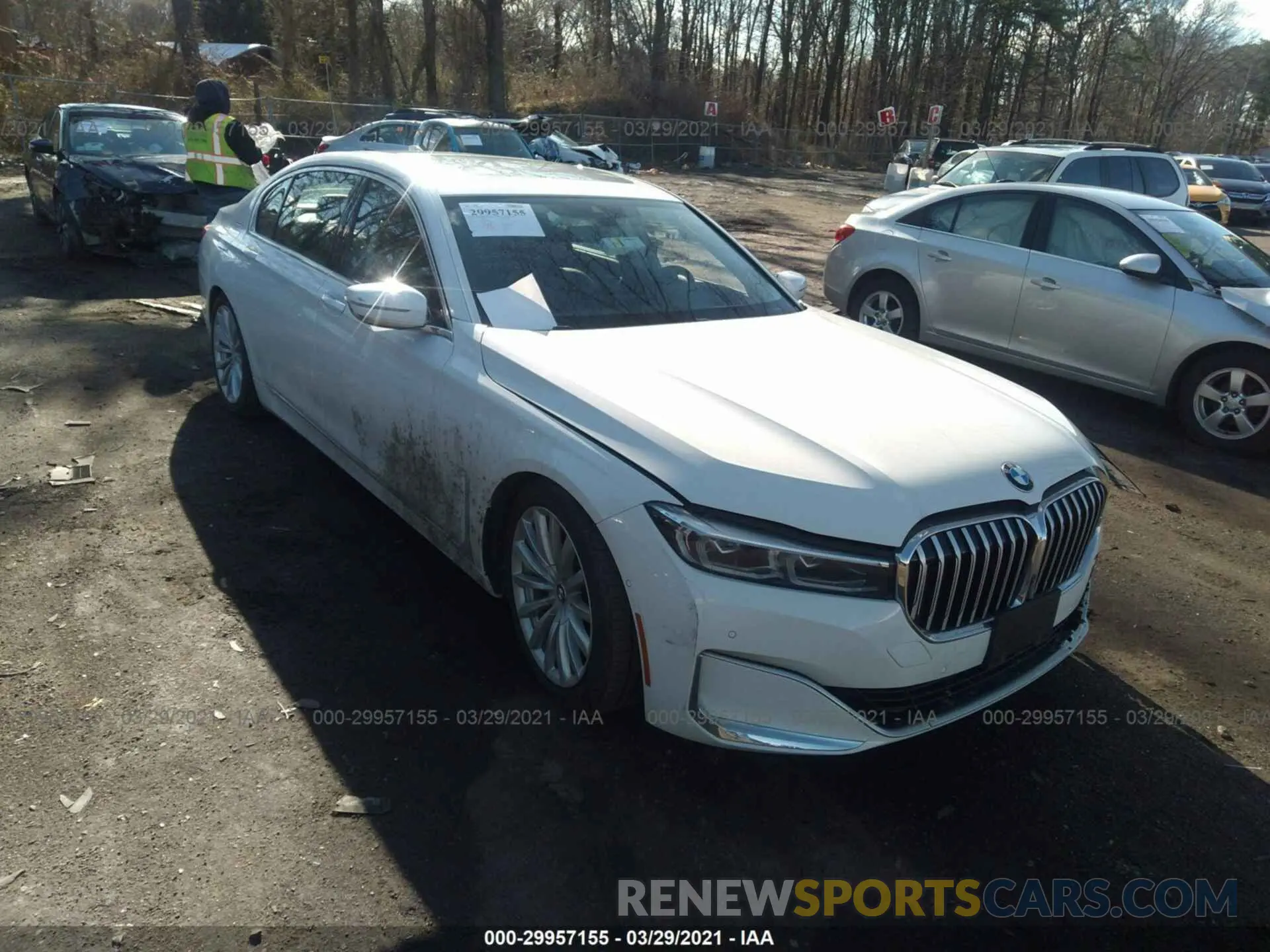 1 fotografías del automóvil dañado WBA7T2C02LCE43685 BMW 7 SERIES 2020