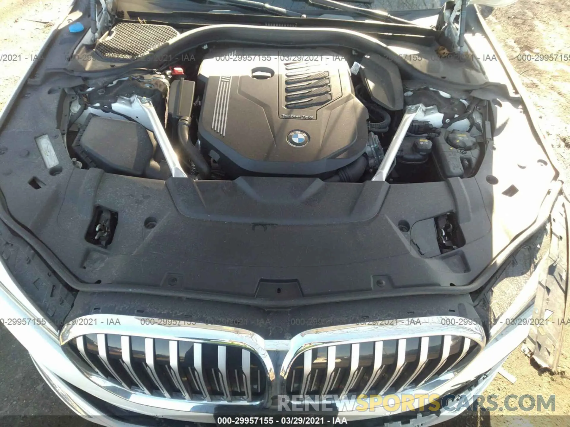 10 fotografías del automóvil dañado WBA7T2C02LCE43685 BMW 7 SERIES 2020
