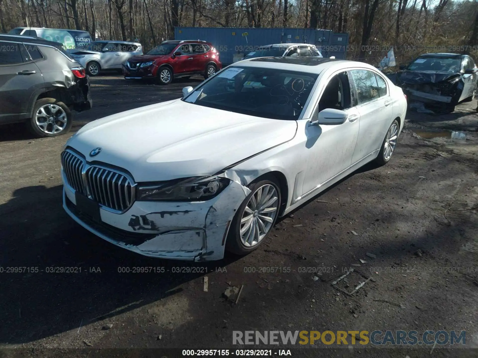 2 fotografías del automóvil dañado WBA7T2C02LCE43685 BMW 7 SERIES 2020