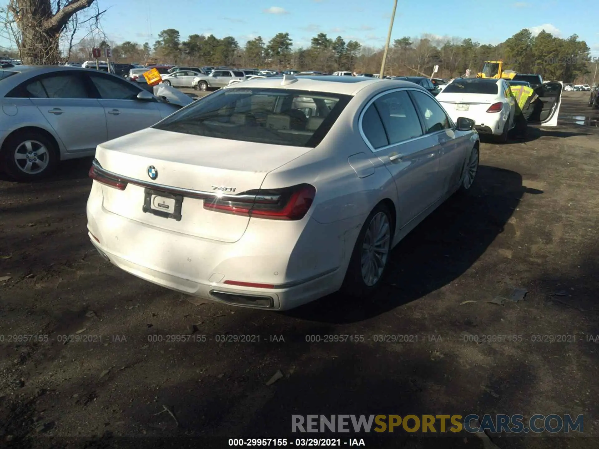 4 fotografías del automóvil dañado WBA7T2C02LCE43685 BMW 7 SERIES 2020