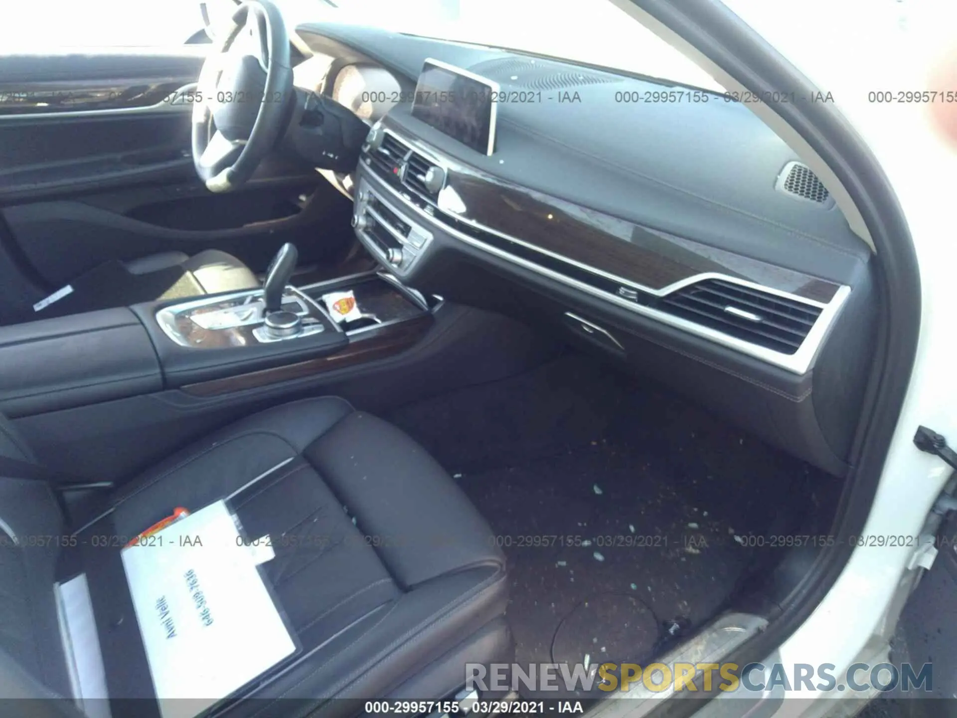 5 fotografías del automóvil dañado WBA7T2C02LCE43685 BMW 7 SERIES 2020