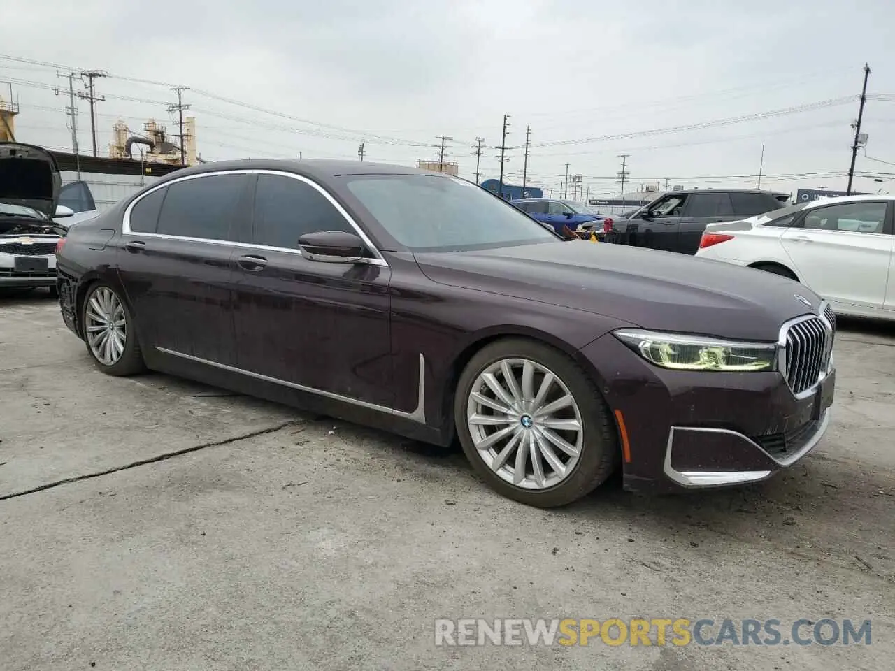 4 fotografías del automóvil dañado WBA7T2C04LCD14332 BMW 7 SERIES 2020