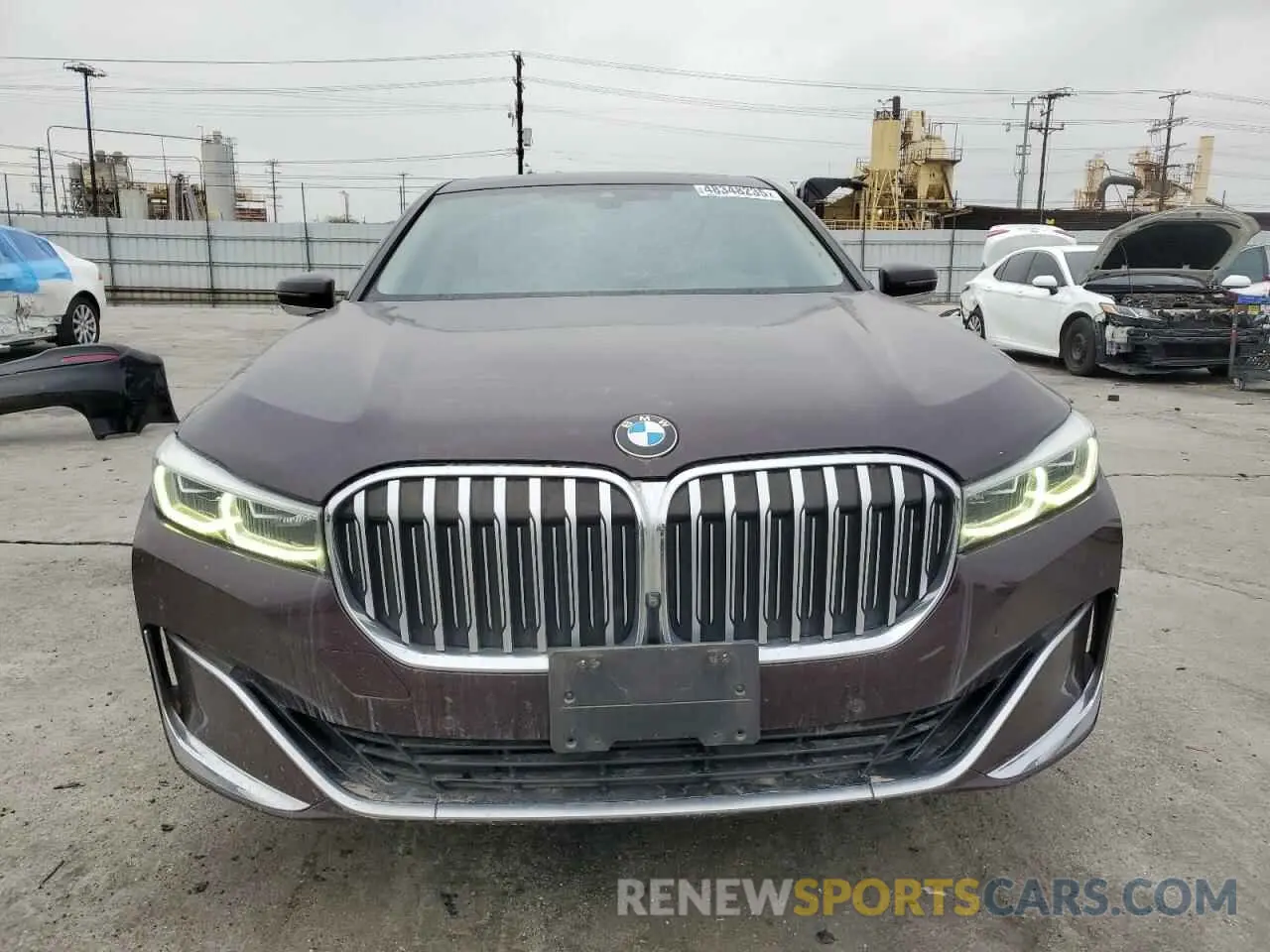 5 fotografías del automóvil dañado WBA7T2C04LCD14332 BMW 7 SERIES 2020