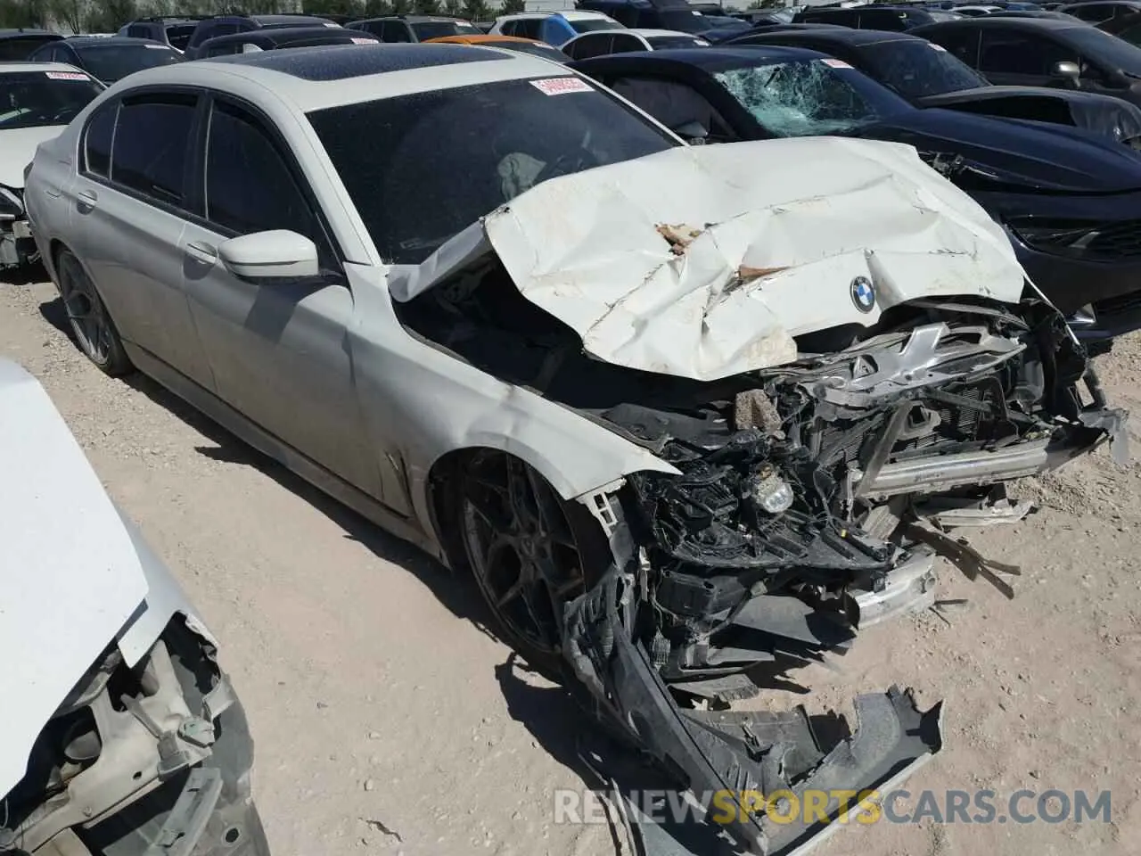 4 fotografías del automóvil dañado WBA7T2C09LCD15735 BMW 7 SERIES 2020
