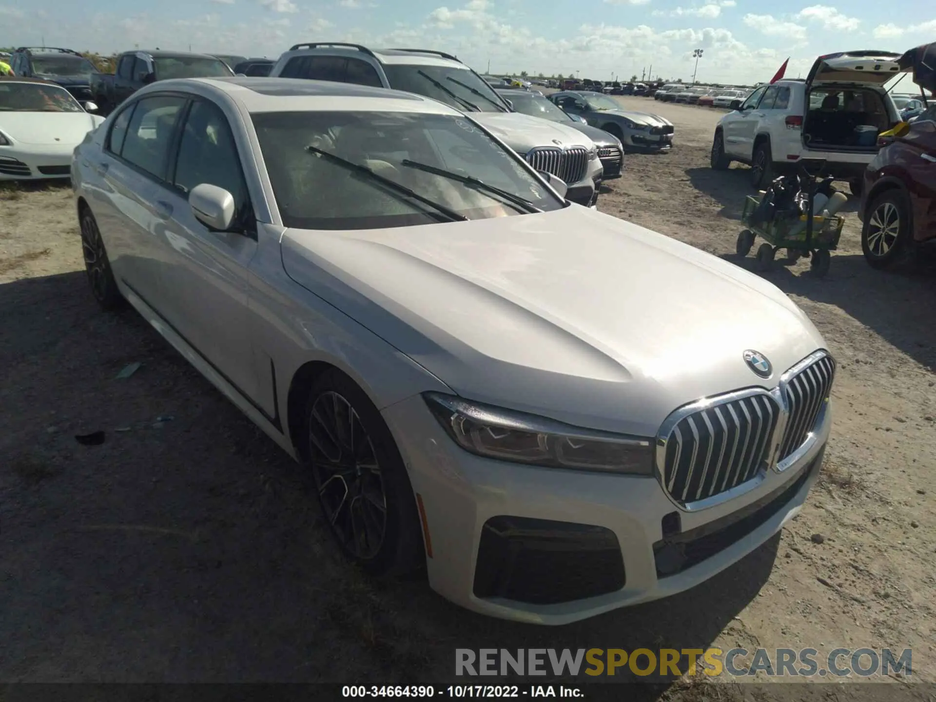 1 fotografías del automóvil dañado WBA7U2C00LCD73617 BMW 7 SERIES 2020