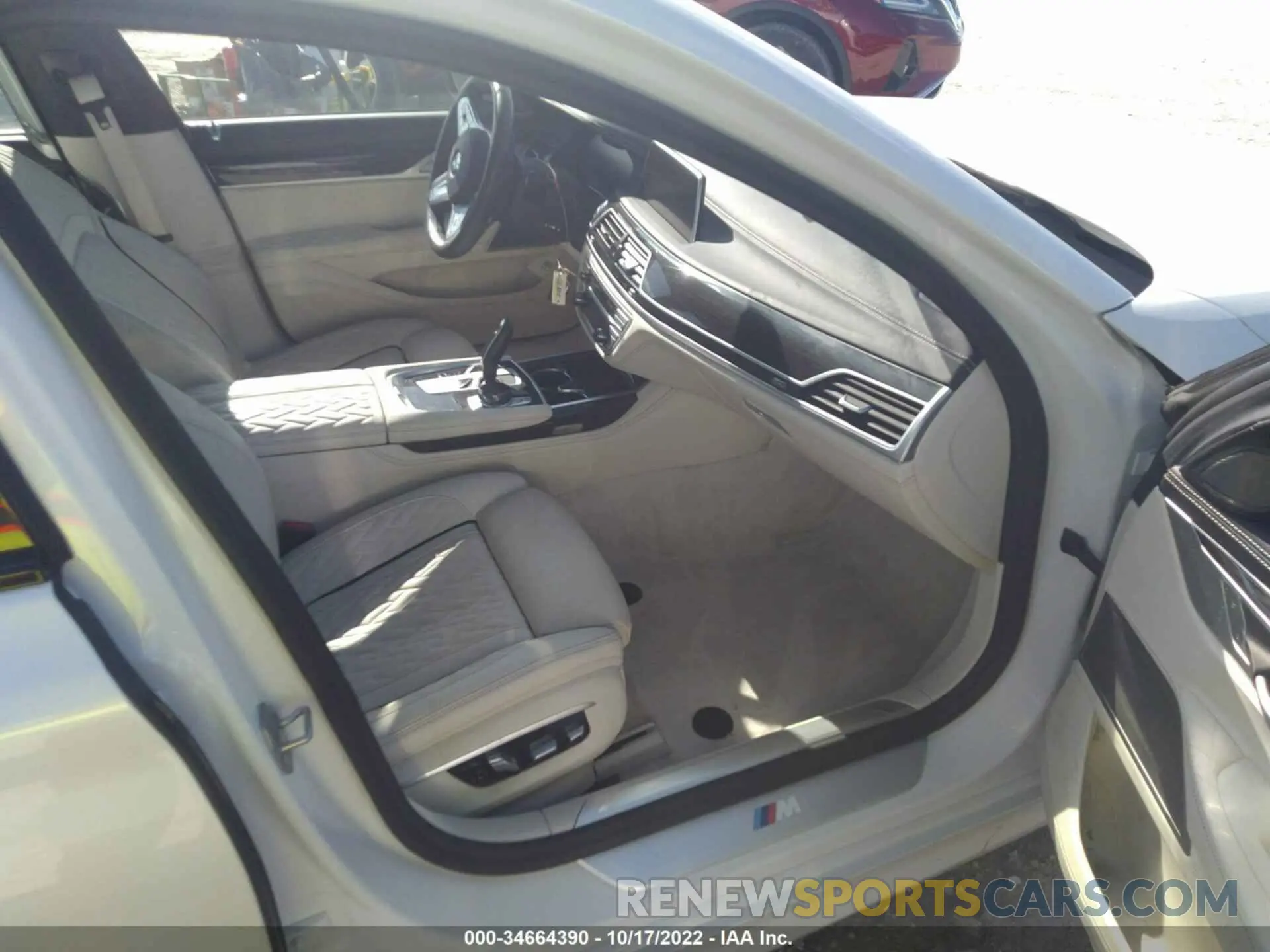 5 fotografías del automóvil dañado WBA7U2C00LCD73617 BMW 7 SERIES 2020