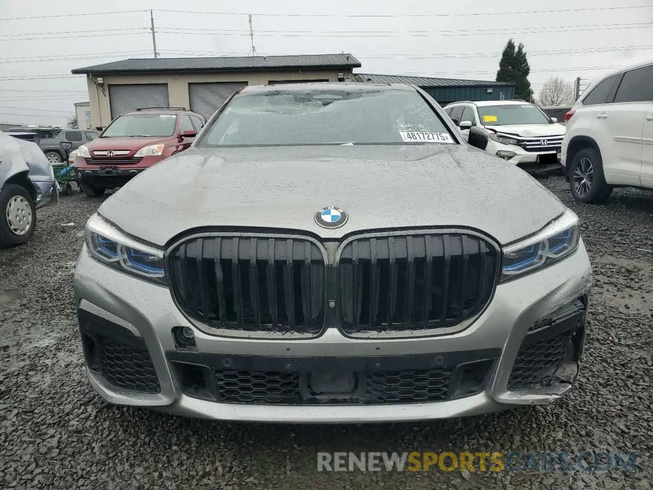 5 fotografías del automóvil dañado WBA7U2C00LGJ59975 BMW 7 SERIES 2020