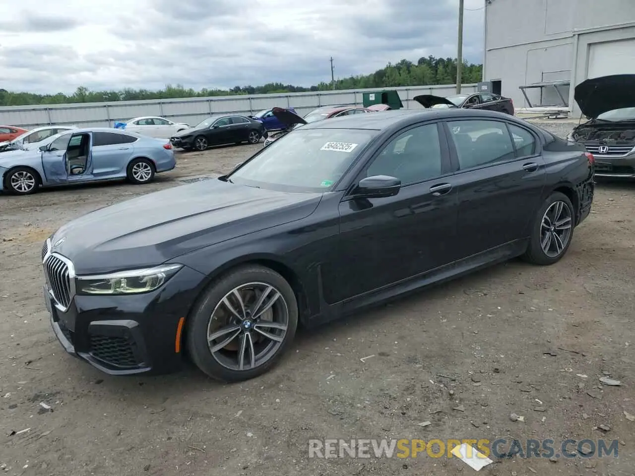 1 fotografías del automóvil dañado WBA7U2C01LGJ59158 BMW 7 SERIES 2020
