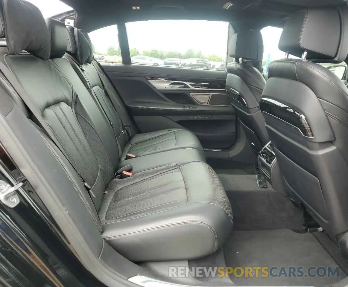 10 fotografías del automóvil dañado WBA7U2C01LGJ59158 BMW 7 SERIES 2020