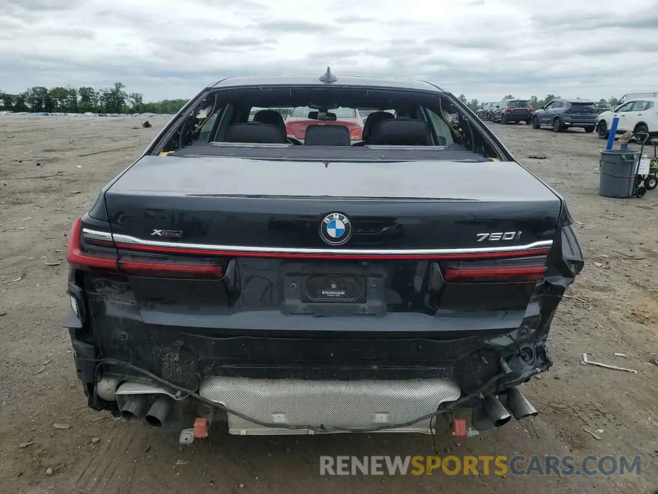 6 fotografías del automóvil dañado WBA7U2C01LGJ59158 BMW 7 SERIES 2020