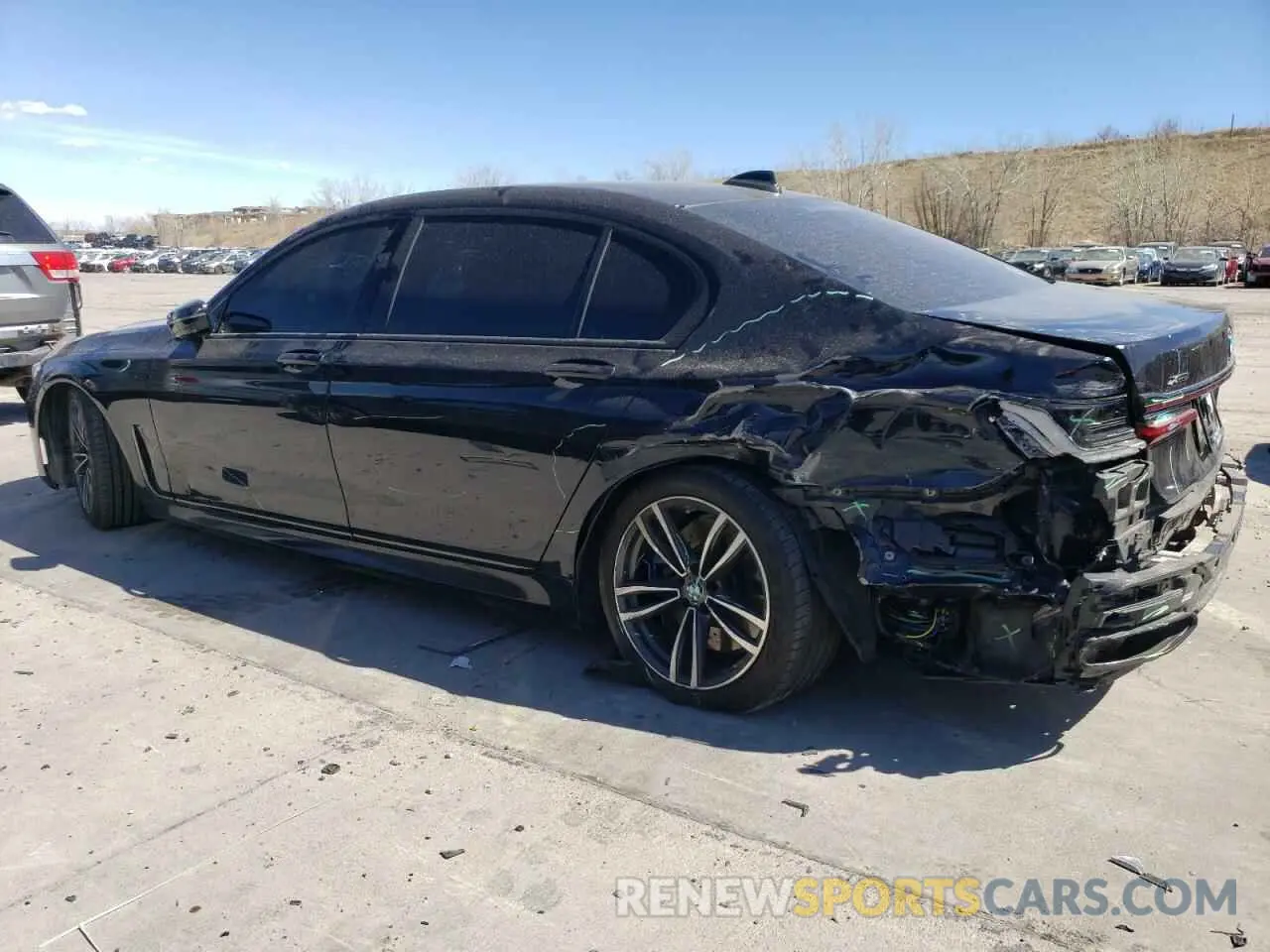 2 fotografías del automóvil dañado WBA7U2C01LGM26654 BMW 7 SERIES 2020
