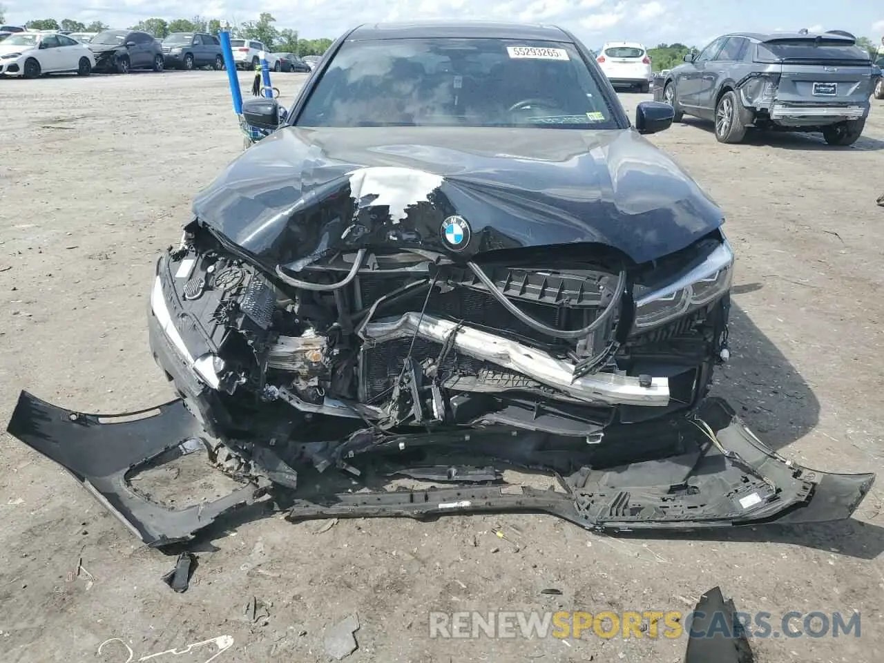 5 fotografías del automóvil dañado WBA7U2C01LGM27755 BMW 7 SERIES 2020