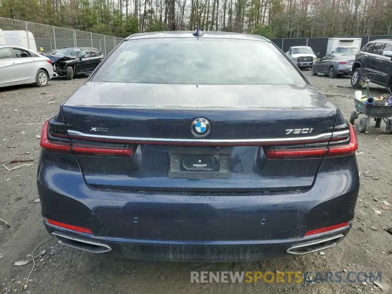 6 fotografías del automóvil dañado WBA7U2C08LGJ59707 BMW 7 SERIES 2020