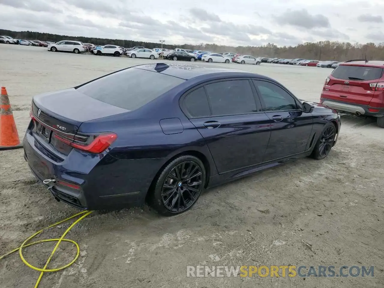 3 fotografías del automóvil dañado WBA7T2C03MCF63559 BMW 7 SERIES 2021