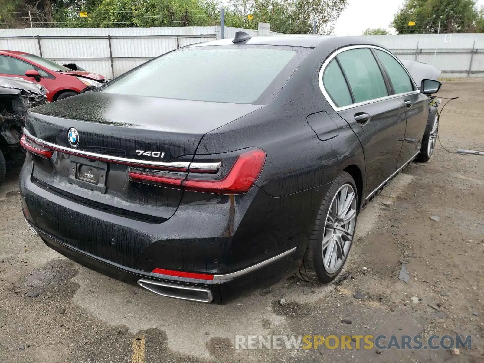 4 fotografías del automóvil dañado WBA7T2C06MCE54674 BMW 7 SERIES 2021