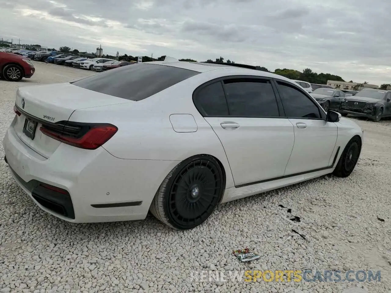 3 fotografías del automóvil dañado WBA7T2C08MCG19527 BMW 7 SERIES 2021