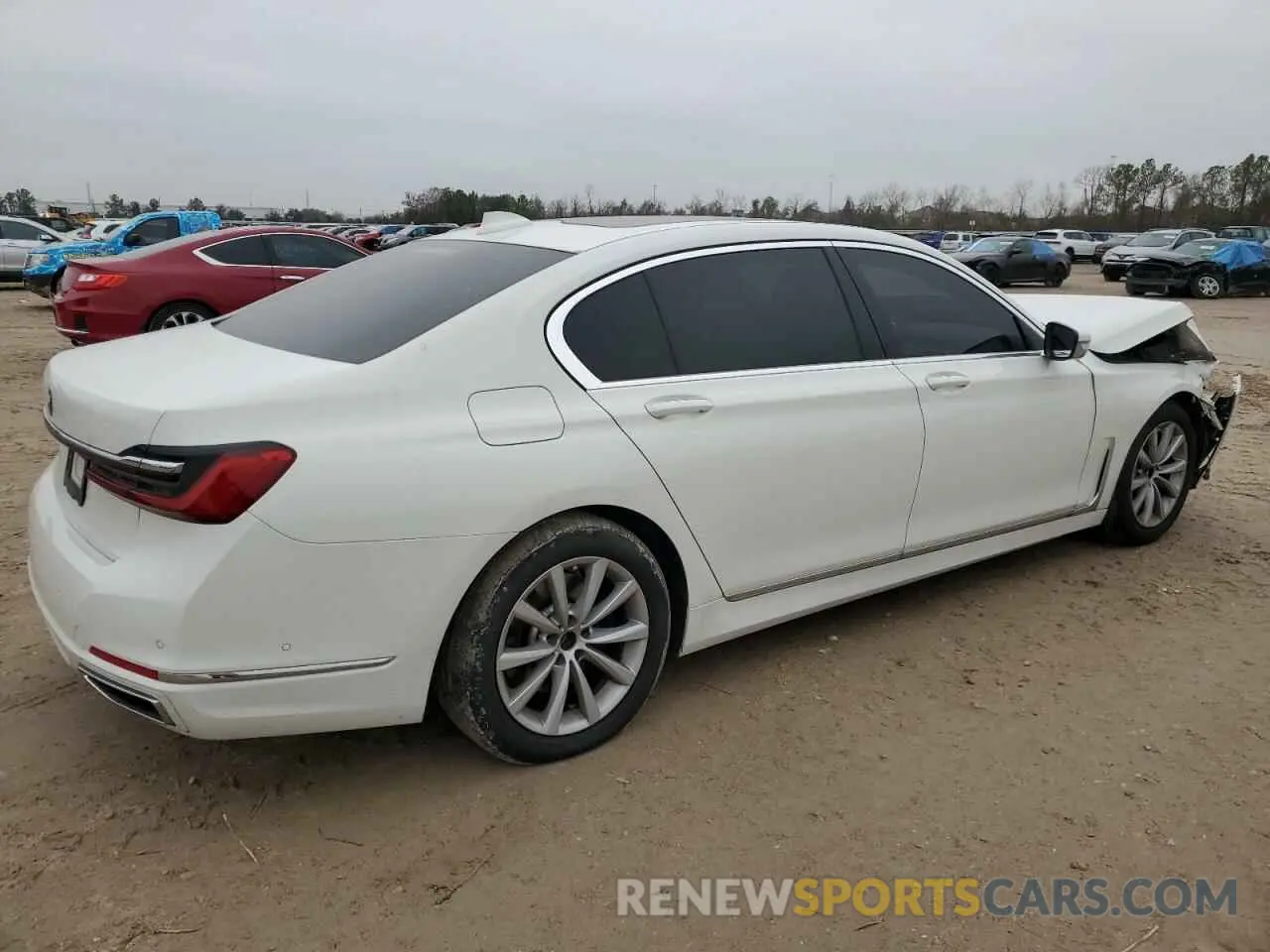 3 fotografías del automóvil dañado WBA7T2C09MCG32688 BMW 7 SERIES 2021