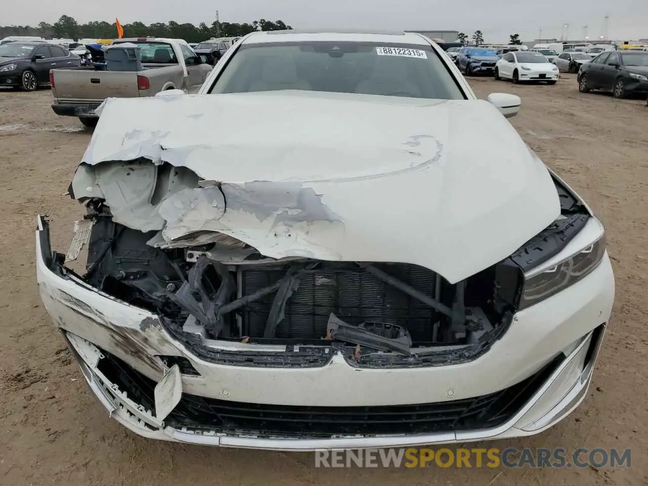 5 fotografías del automóvil dañado WBA7T2C09MCG32688 BMW 7 SERIES 2021