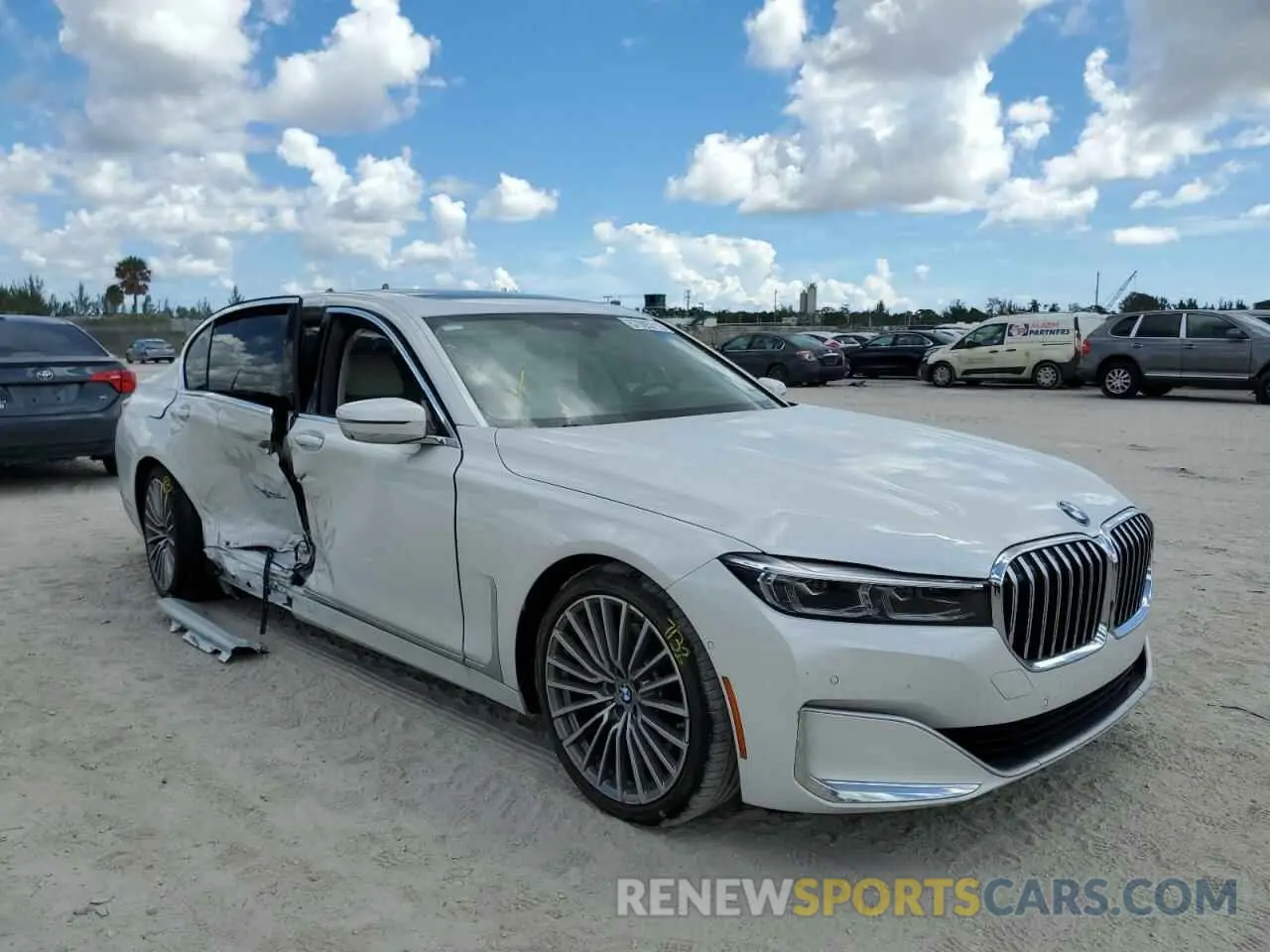 1 fotografías del automóvil dañado WBA7T2C0XMCE64592 BMW 7 SERIES 2021
