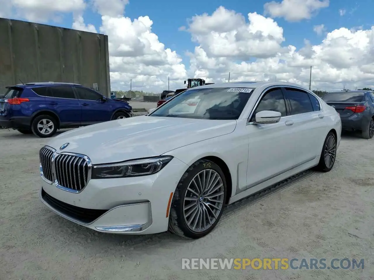 2 fotografías del automóvil dañado WBA7T2C0XMCE64592 BMW 7 SERIES 2021