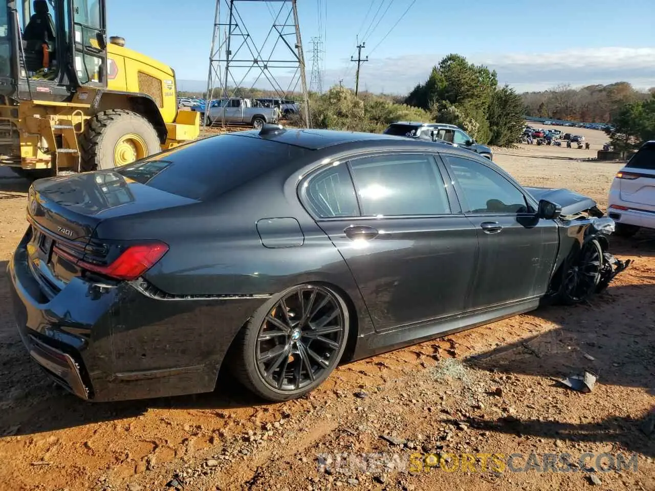 3 fotografías del automóvil dañado WBA7T2C0XMCF73621 BMW 7 SERIES 2021